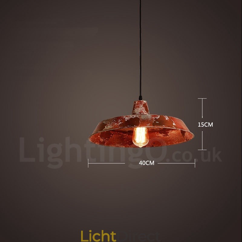 1 Licht Rustieke Lodge Retro Vintage Hanglamp Loft