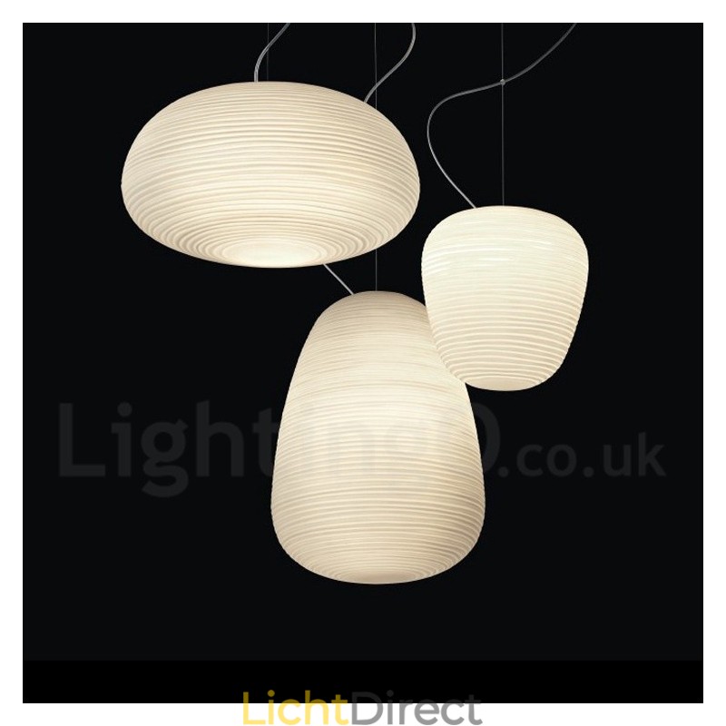 1 Lichts Moderne Hedendaagse Hanglamp Plafondlamp met Glazen Kap