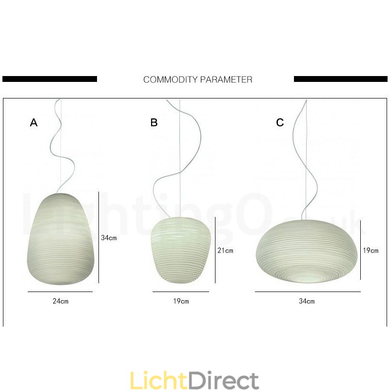 1 Lichts Moderne Hedendaagse Hanglamp Plafondlamp met Glazen Kap