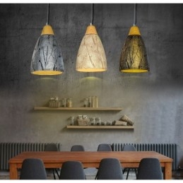 1 Licht Cement Moderne Hedendaagse Hanglamp Plafondlamp