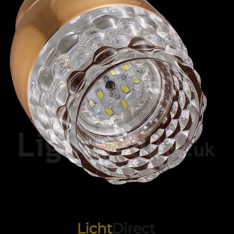 Moderne, eigentijdse hanglamp van aluminiumlegering met 1 lichtbron en acrylkap
