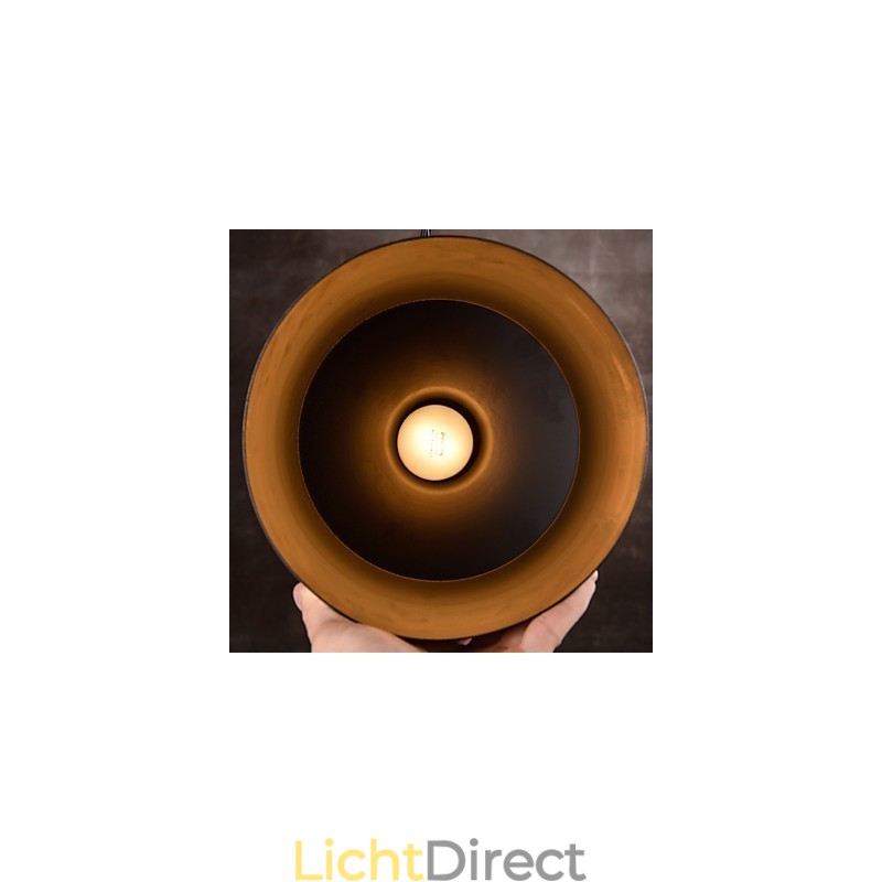 Kroonluchter Rustieke Lodge Drum Metalen Hanglamp