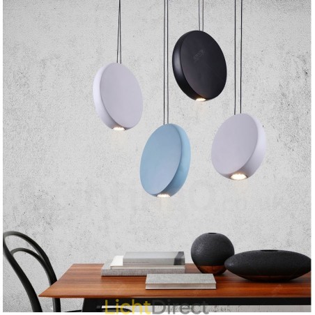 Moderne, eigentijdse hanglamp met 1 lichtbron van aluminiumlegering en aluminiumlegeringskap