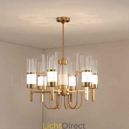 Rustieke Lodge Moderne Hedendaagse 6-lichts stalen kroonluchter met glazen kap Rustieke Lodge Moderne Hedendaagse 6-lichts stalen kroonluchter met glazen kap
