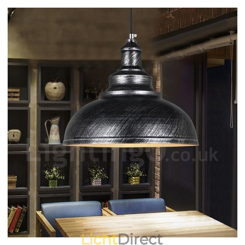 Moderne, eigentijdse hanglamp met 1 lichtbron van aluminiumlegering en aluminiumlegeringskap