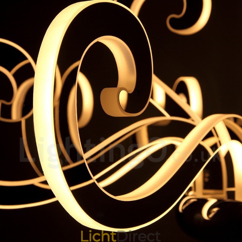 Dimbare moderne eigentijdse 12-lichts stalen kroonluchter met acryl kap