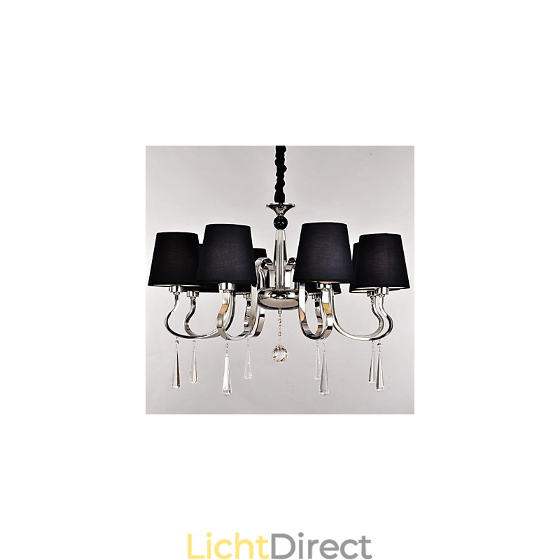 Traditionele klassieke kroonluchter van nikkelmetaal