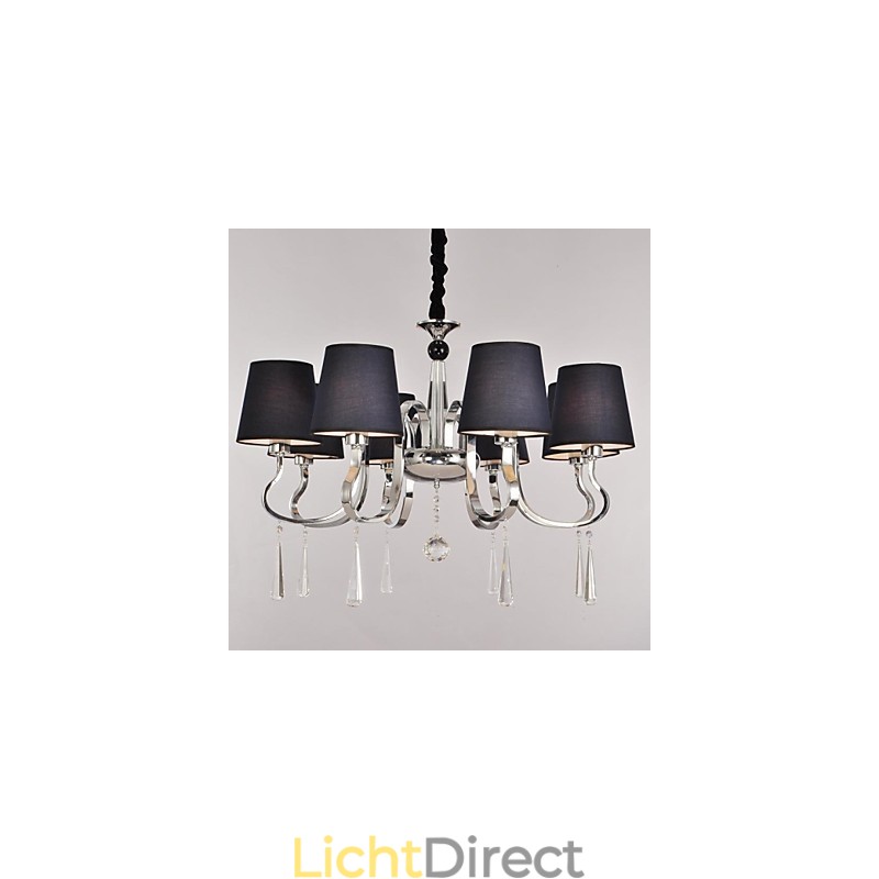 Traditionele klassieke kroonluchter van nikkelmetaal