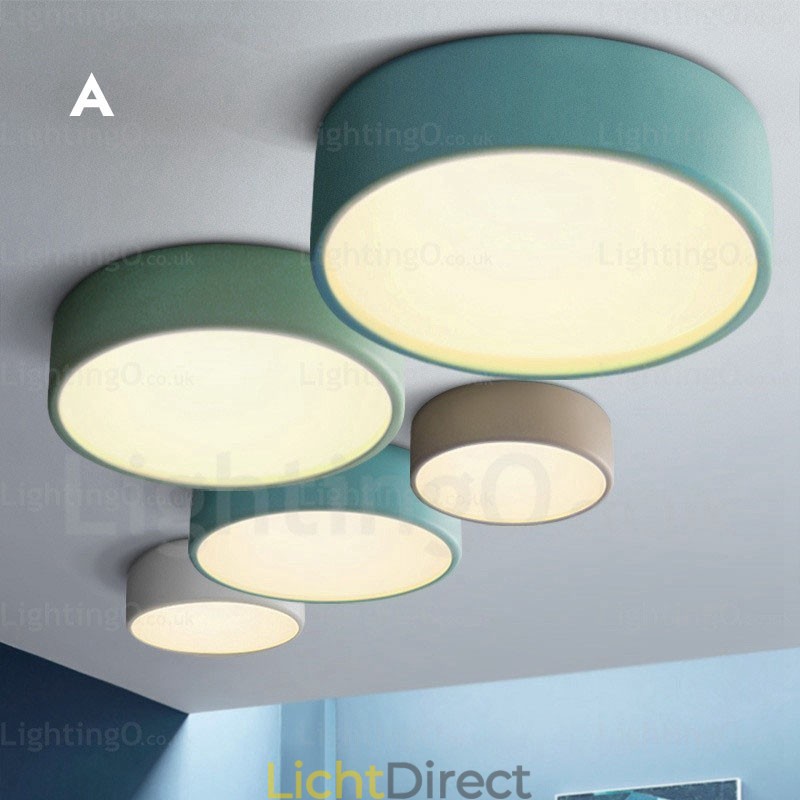 1-lichts Scandinavische plafondlamp met acryl kap