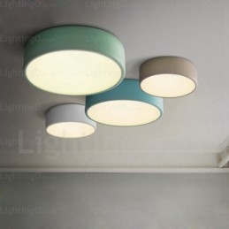 1-lichts Scandinavische plafondlamp met acryl kap