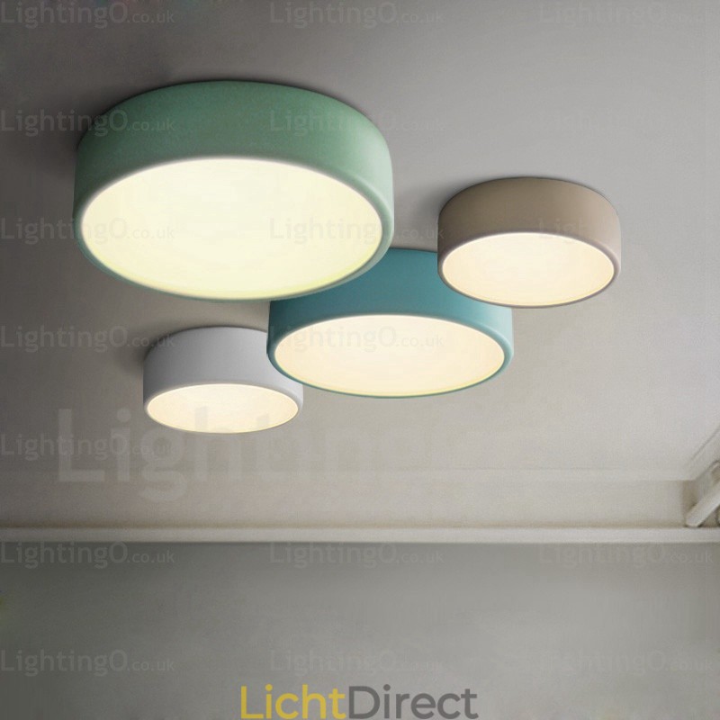 1-lichts Scandinavische plafondlamp met acryl kap