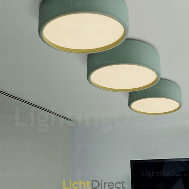 1-lichts Scandinavische plafondlamp met acryl kap