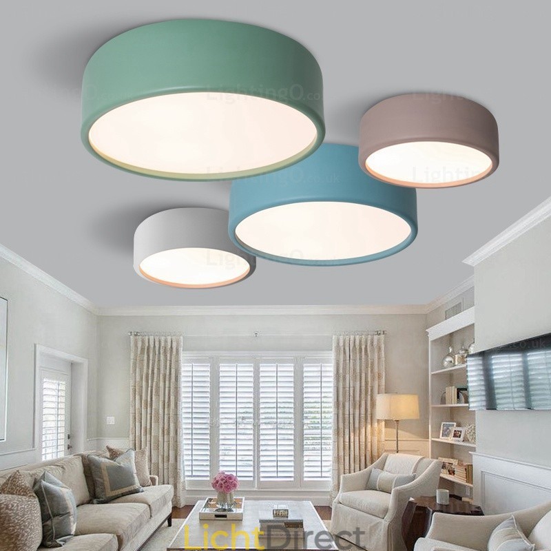 1-lichts Scandinavische plafondlamp met acryl kap