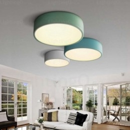 1-lichts Scandinavische plafondlamp met acryl kap