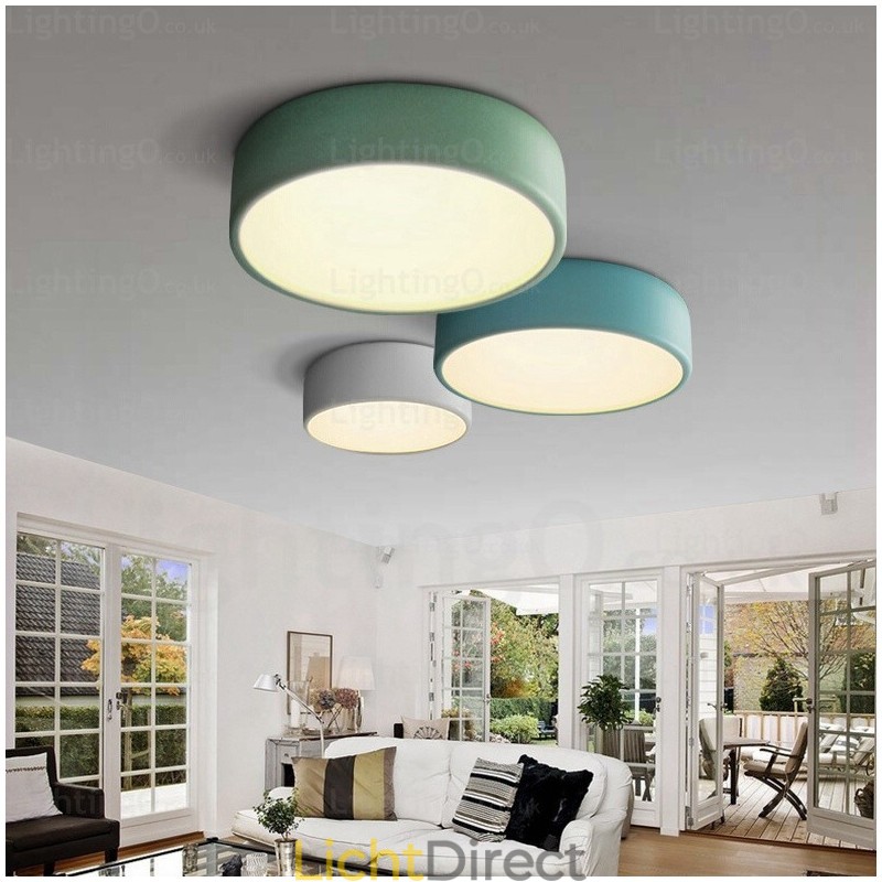 1-lichts Scandinavische plafondlamp met acryl kap