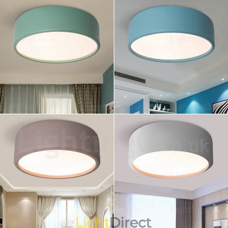 1-lichts Scandinavische plafondlamp met acryl kap