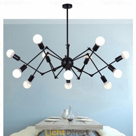 12 Licht Vintage Retro Kroonluchter Winkels 12 Licht Vintage Retro Kroonluchter Winkels
