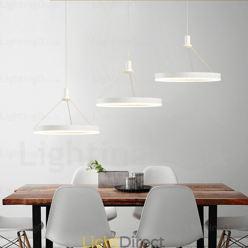 1-lichts moderne, eigentijdse hanglamp met acryl kap