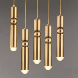 1-lichts moderne, eigentijdse hanglamp met acryl kap
