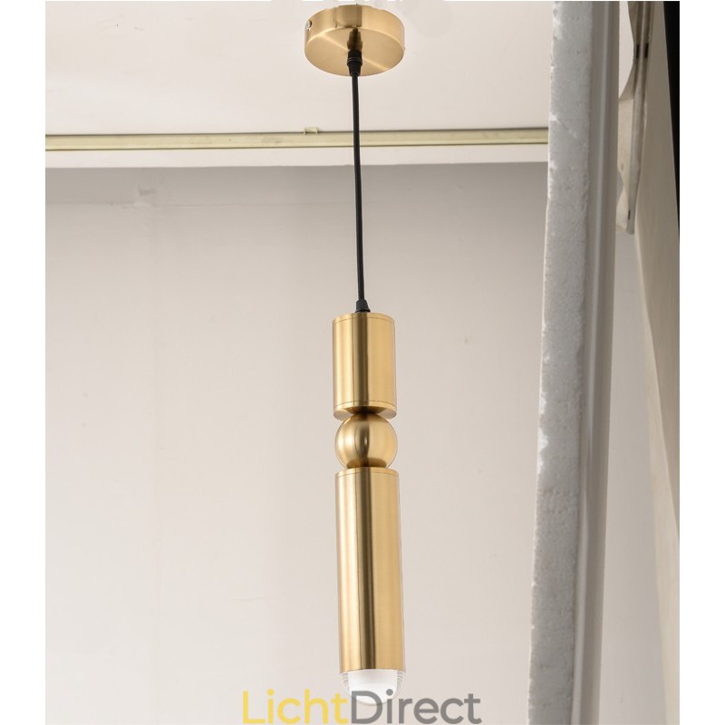 1-lichts moderne, eigentijdse hanglamp met acryl kap