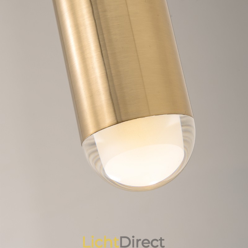 1-lichts moderne, eigentijdse hanglamp met acryl kap