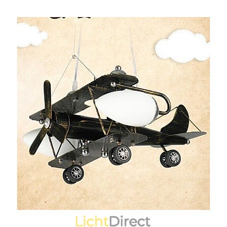 Kinderlamp Vliegtuiglampen En lantaarns lamp Jongen Cartoon verlichting Kinderlamp Vliegtuiglampen En lantaarns lamp Jongen Cartoon verlichting