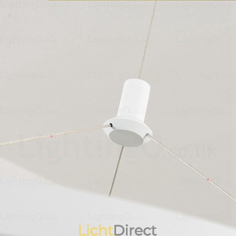2-lichts moderne, eigentijdse hanglamp met acryl kap