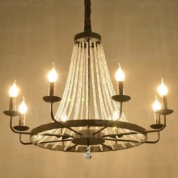 8-lichts Scandinavische hanglamp