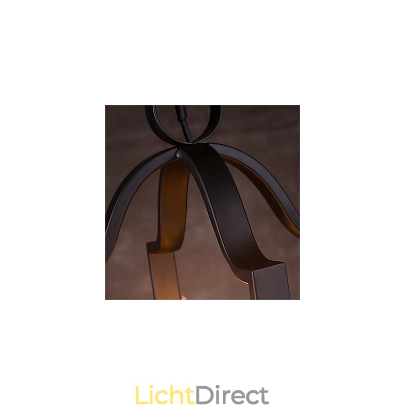 4-lichts vintage minimalistische ijzeren schilderij hanglamp