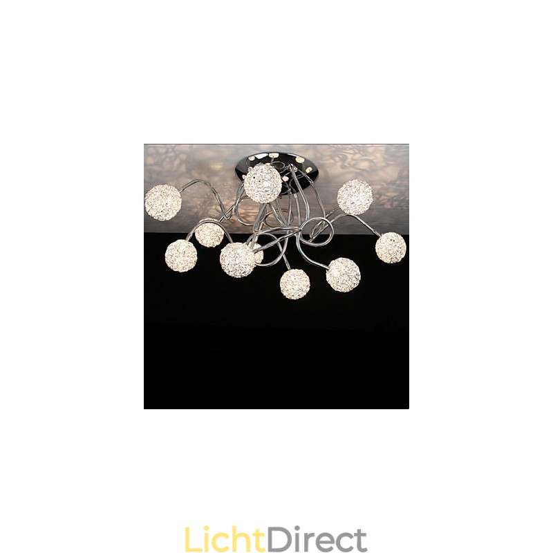 Eenvoudige ijzeren plafond ronde ijzeren creatieve lamp lamp aluminium draad lamp