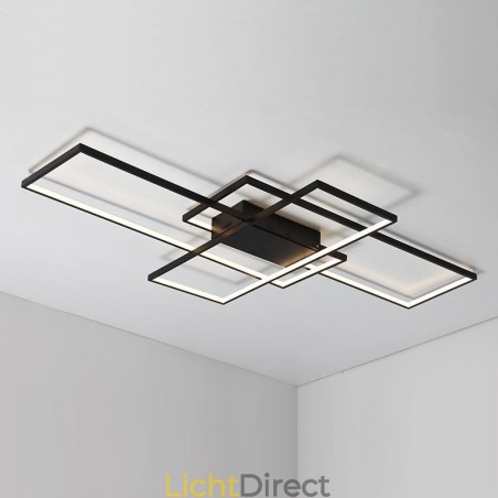 Moderne eigentijdse aluminium schilderij plafondlamp inbouw wandlamp met afstandsbediening dimmer voor woonkamer slaapkamer kan ook worden gebruikt als wandlamp Moderne eigentijdse aluminium schilderij plafondlamp inbouw wandlamp met afstandsbediening dimmer voor woonkamer slaapkamer kan ook worden gebruikt als wandlamp