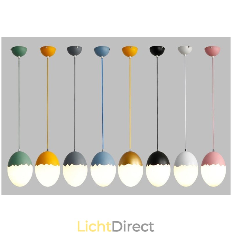 Moderne, eigentijdse hanglamp van staal