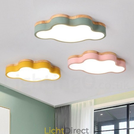 Macaron Multicolor Modern Hedendaagse Stalen Plafondlamp met Houten Plafondlamp Macaron Multicolor Modern Hedendaagse Stalen Plafondlamp met Houten Plafondlamp