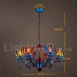 Retro Stalen Verlichting Winkel Hangende Kroonluchter Licht