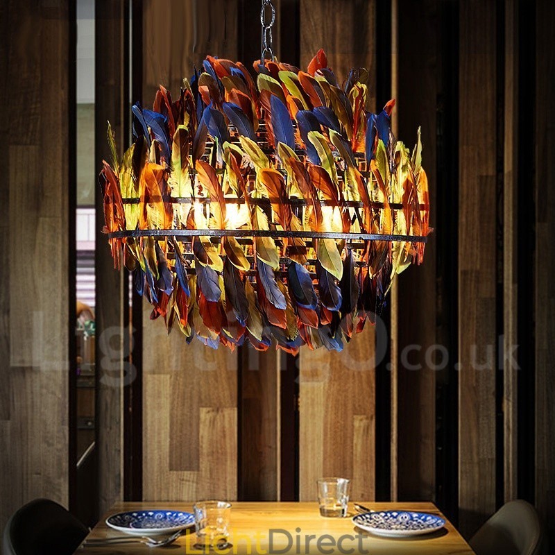 Retro Stalen Verlichting Winkel Hangende Kroonluchter Licht