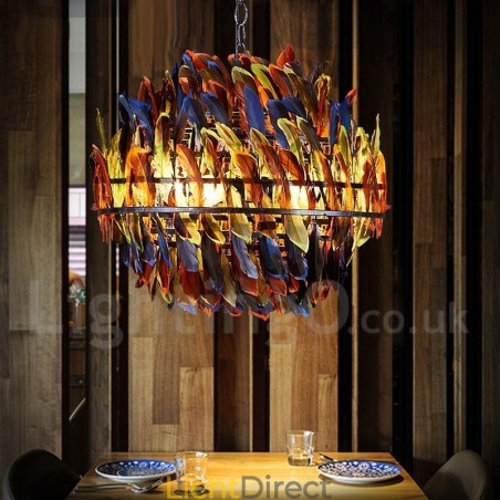 Retro Stalen Verlichting Winkel Hangende Kroonluchter Licht