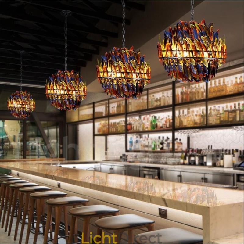 Retro Stalen Verlichting Winkel Hangende Kroonluchter Licht