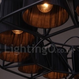 Industriële stijl stalen verlichting winkel hanglamp kroonluchter licht