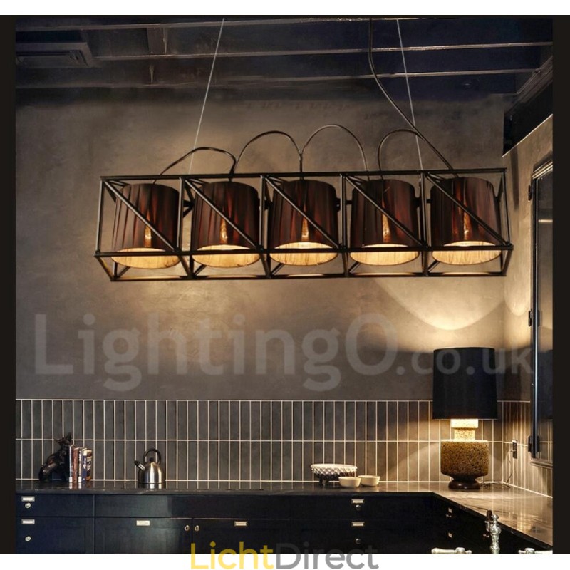 Industriële stijl stalen verlichting winkel hanglamp kroonluchter licht