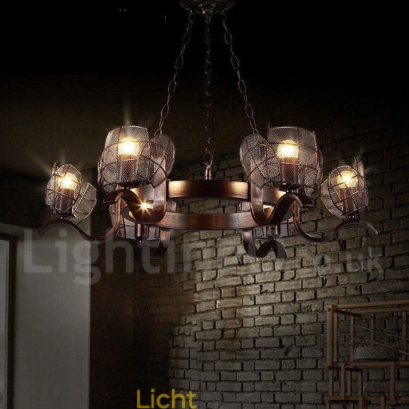 Industriële stijl stalen verlichting winkel hanglamp kroonluchter licht