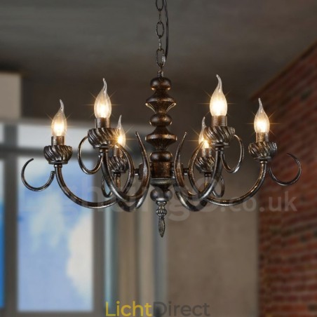 Industriële stijl stalen verlichting winkel hanglamp kroonluchter licht Industriële stijl stalen verlichting winkel hanglamp kroonluchter licht