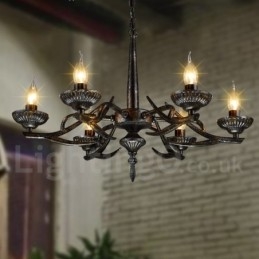 Industriële stijl stalen verlichting winkel hanglamp kroonluchter licht