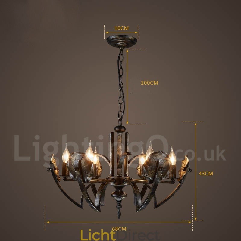 Industriële stijl stalen verlichting winkel hanglamp kroonluchter licht