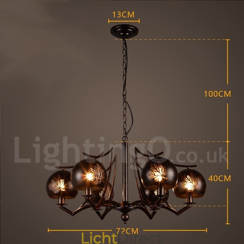 Industriële stijl stalen verlichting winkel hanglamp kroonluchter licht