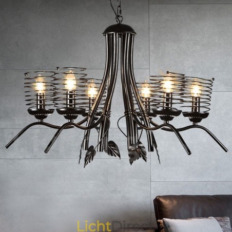 Industriële stijl stalen verlichting winkel hanglamp kroonluchter licht Industriële stijl stalen verlichting winkel hanglamp kroonluchter licht