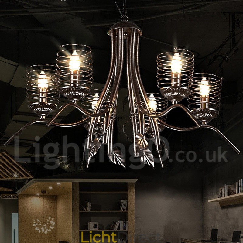 Industriële stijl stalen verlichting winkel hanglamp kroonluchter licht