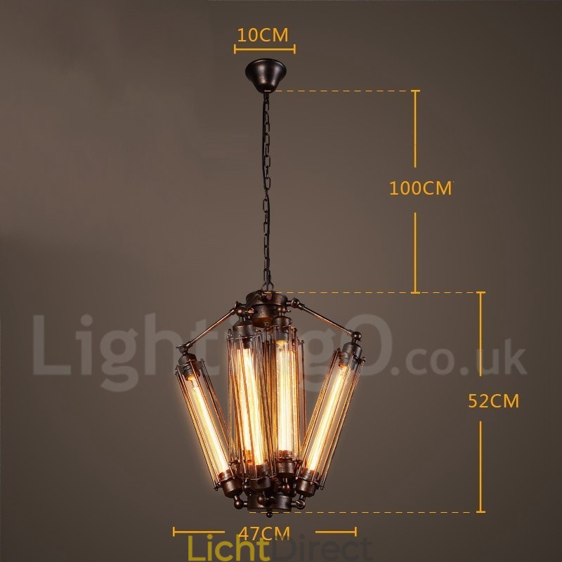 Industriële stijl stalen verlichting winkel hanglamp kroonluchter licht