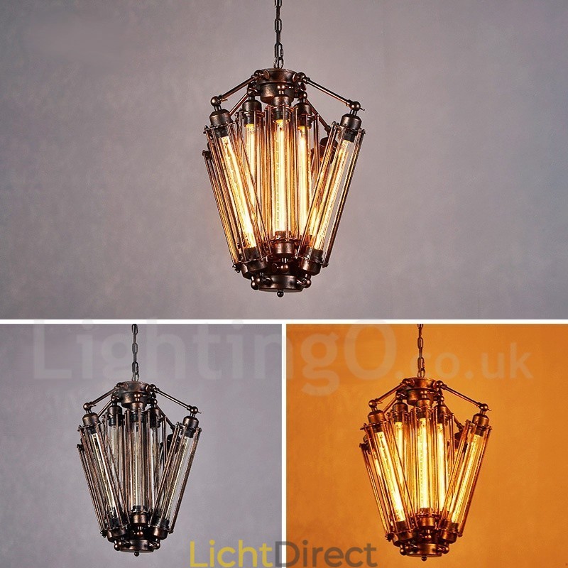 Industriële stijl stalen verlichting winkel hanglamp kroonluchter licht