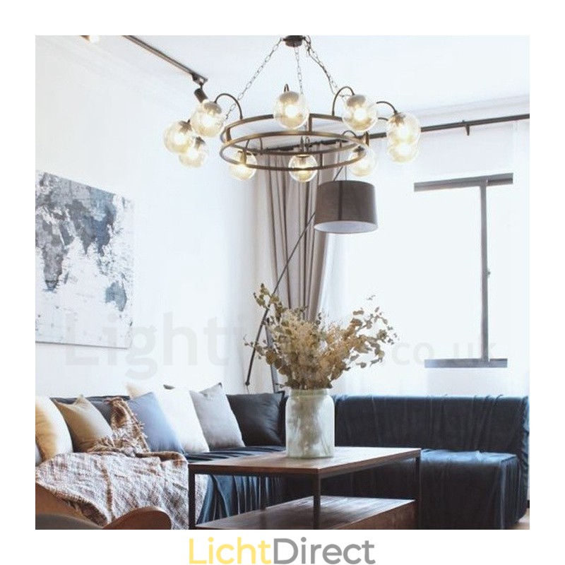 Industriële stijl stalen verlichting winkel hanglamp kroonluchter licht