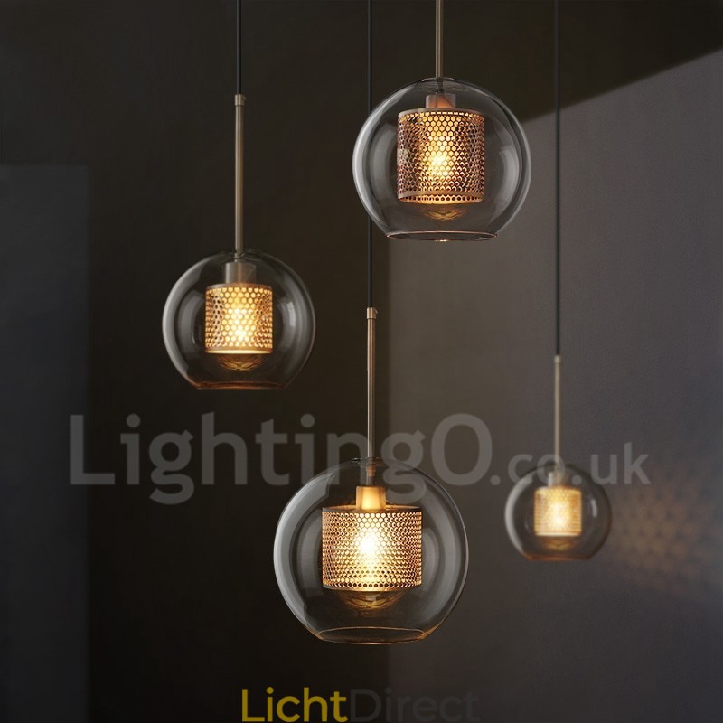 Moderne minimalistische Scandinavische stijl decoratie café glazen bol enkele kop hanglamp